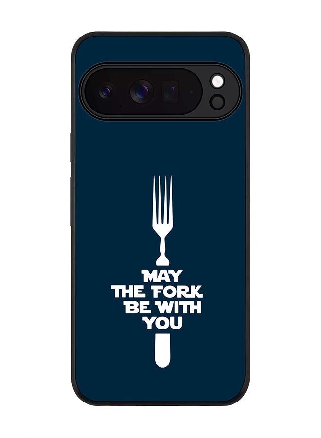 For Google Pixel 10 Pro Case,Slim fit Camera Protection, Shockproof Thin Phone cover  - May the fork